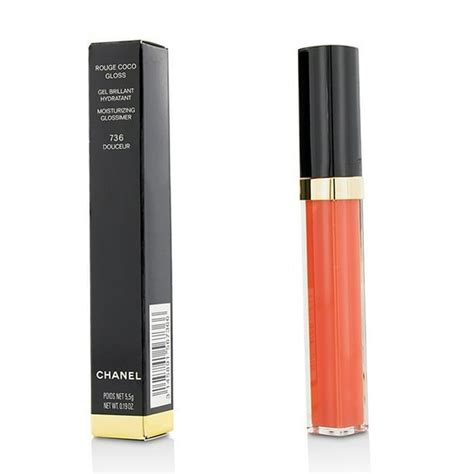 chanel lipgloss 736|Chanel rouge coco gloss.